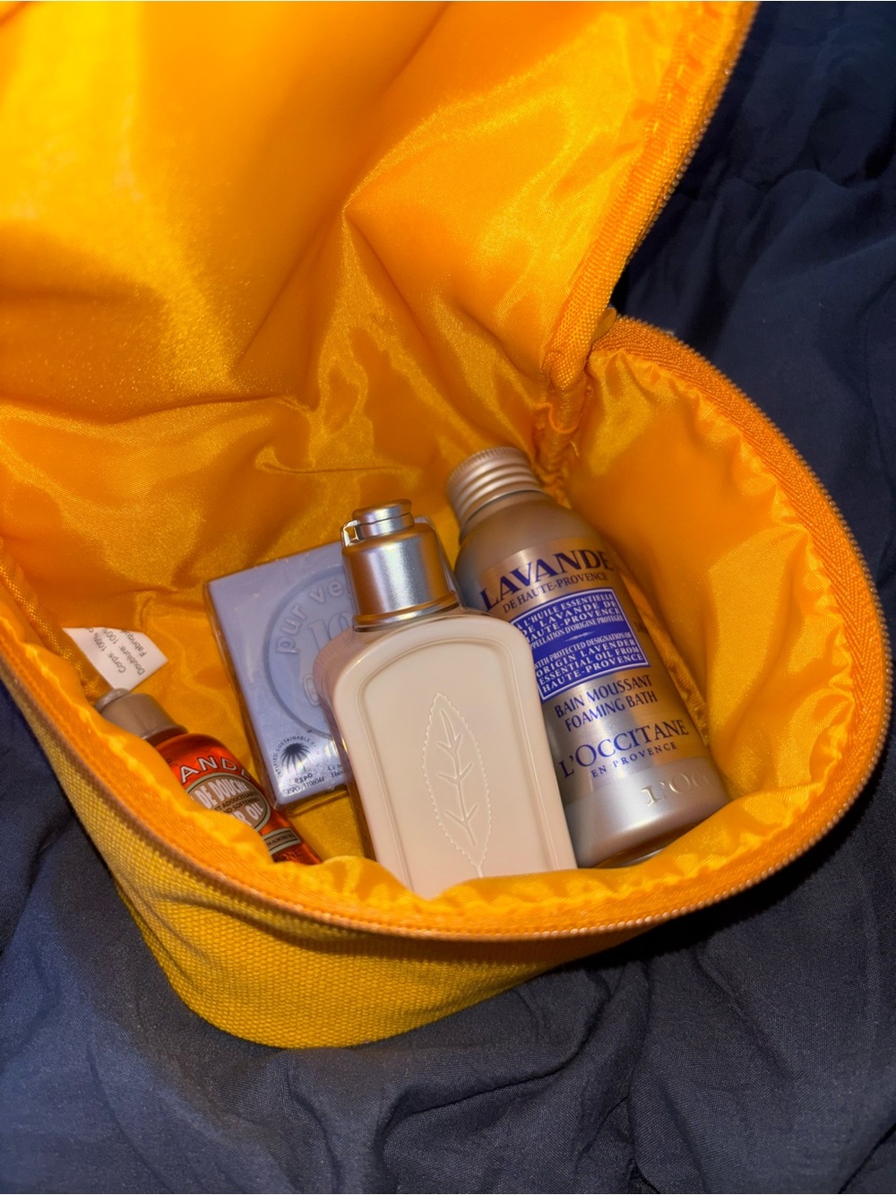 L'Occitane en Provence Bonne Mere Travel Set w/ Zipper Bag, Soap & Lotion